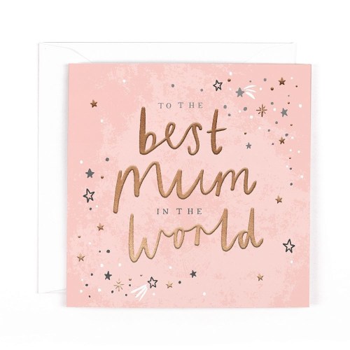 Best mum in the world card